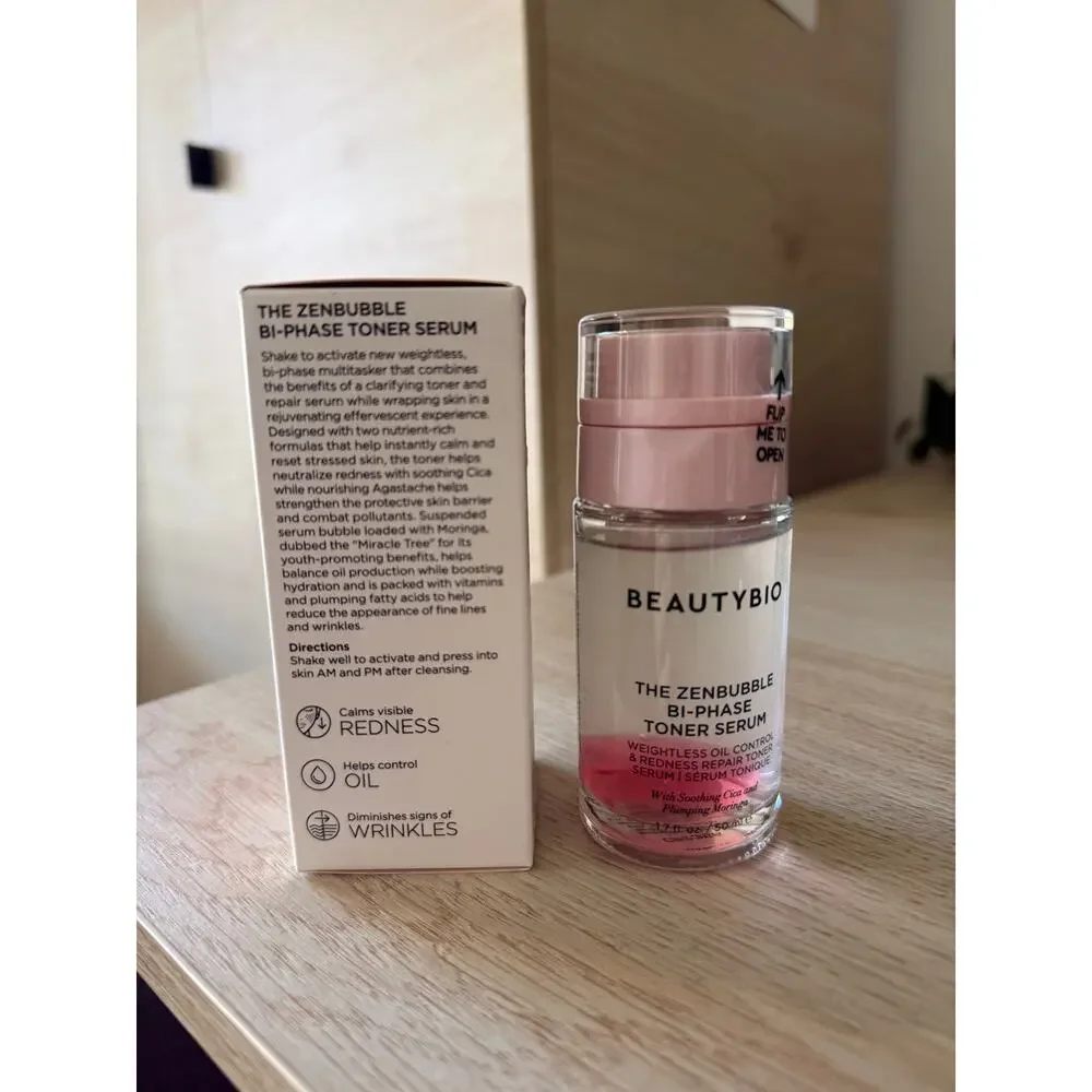 $49 New Beautybio ZenBubble Bi-Phase Toner Serum